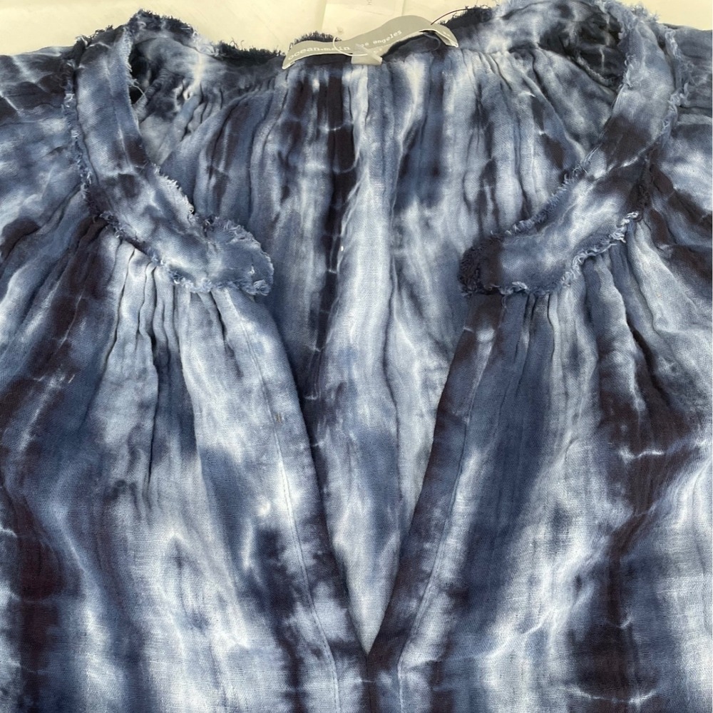 Ocean+Main Tie Dye Tunic Top 2X Blue NWOT - Picture 2 of 9